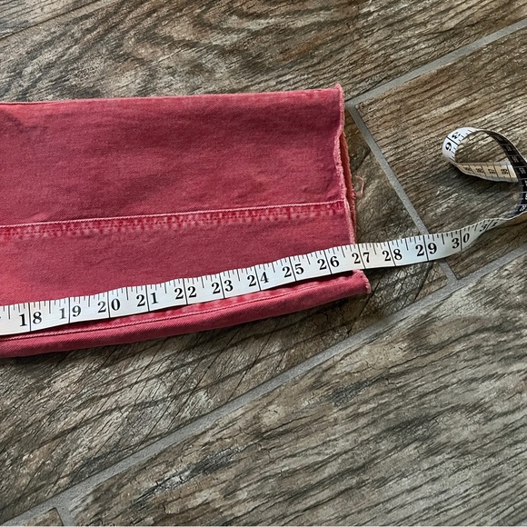 Paige Cindy Jean Front Seam, Raw Hem in Vintage Rose. Women’s Size 32, High Rise - Picture 8 of 11